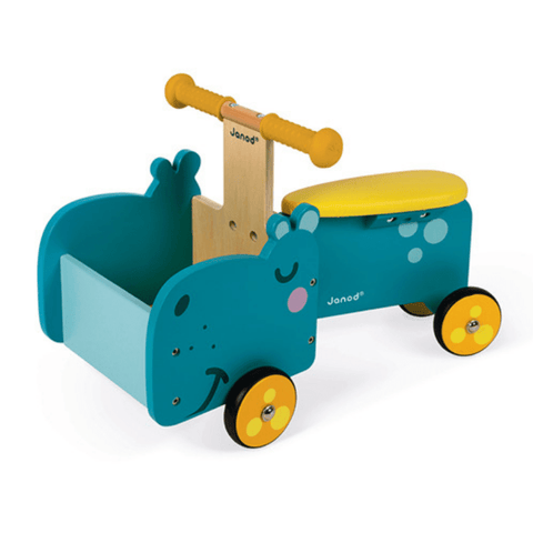 Image of Janod Bakfiets Nijlpaard zijkant