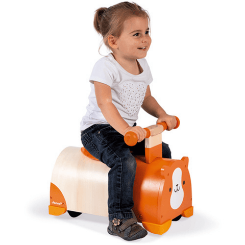 Image of Janod Loopauto Hamster zijkant