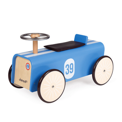 Image of Janod Loopauto Racer zijkant