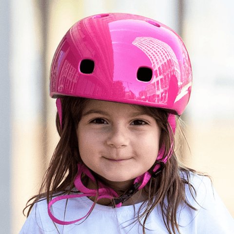Image of Micro Helm Deluxe Framboos Roze voorkant