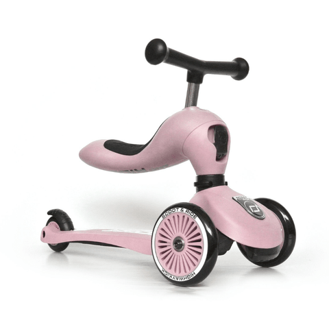 Image of Scoot and Ride Highwaykick 1 Rose zijkant
