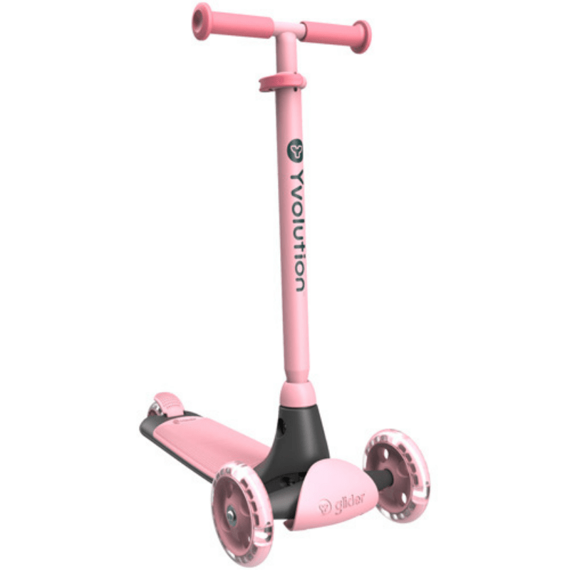 YGLIDER Kiwi Roze step zijkant