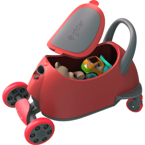 Image of Yglider Luna 2-in-1 Rood bak