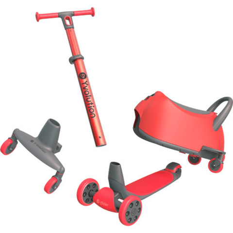 Image of Yglider Luna 2-in-1 Rood onderdelen