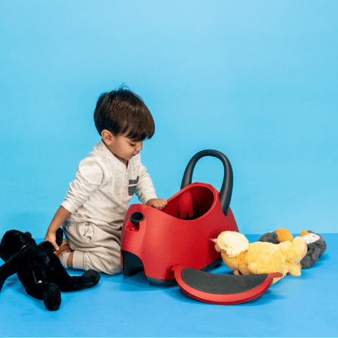 Image of Yglider Luna 2-in-1 Rood bak