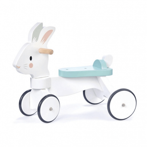 Image of Tender Leaf Toys Loopfiets Junior Wit loopfiets zijkant