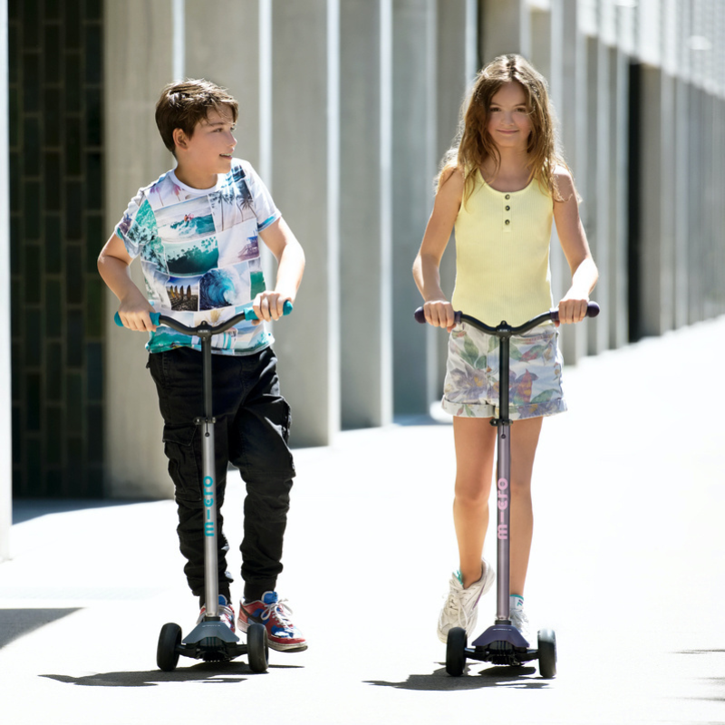 Maxi Micro Step Deluxe Pro Grijs/Aqua