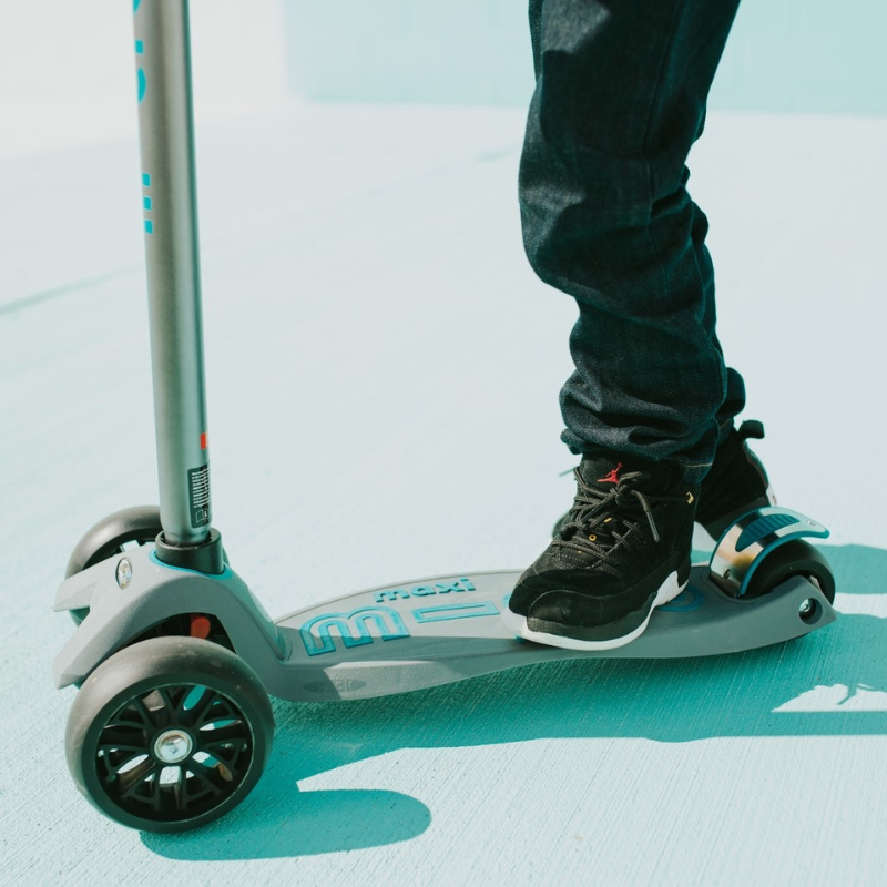 Maxi Micro Step Deluxe Pro Grijs/Aqua