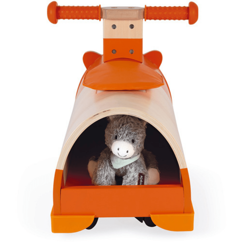 Janod Loopauto Hamster achterkant