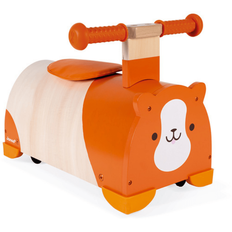 Janod Loopauto Hamster zijkant