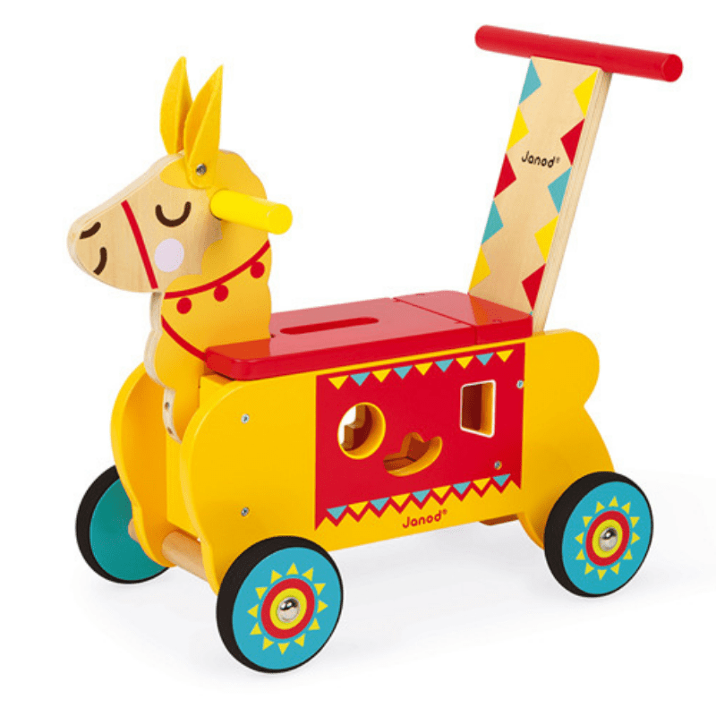 Janod Loopauto Lama zijkant