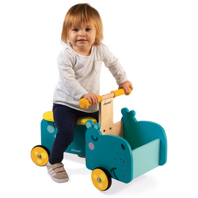 Janod Bakfiets Nijlpaard zijkant