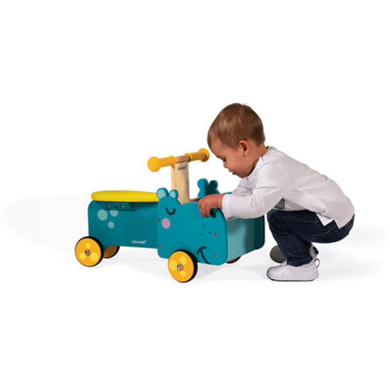 Janod Bakfiets Nijlpaard zijkant