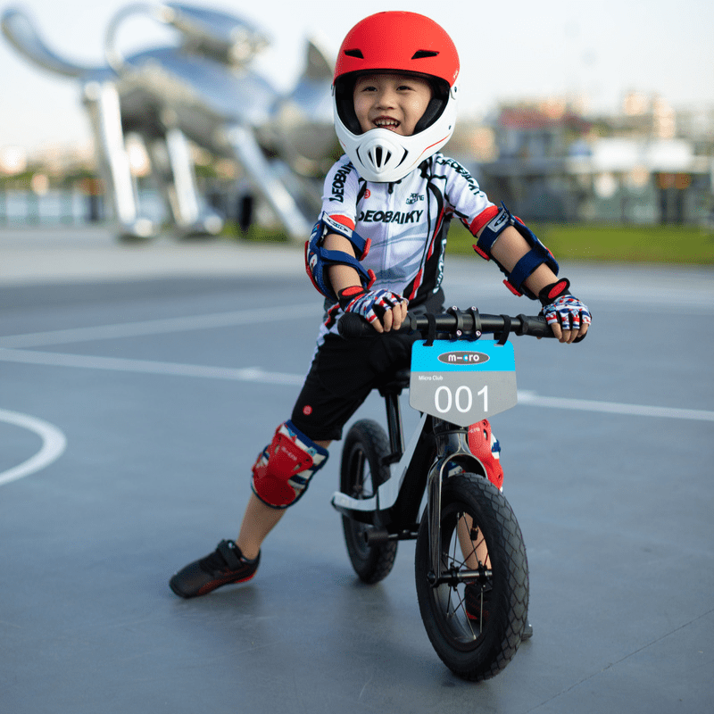 Micro vingerloze handschoenen raket print