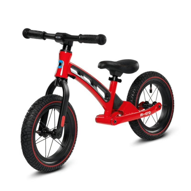Micro Loopfiets Deluxe Rood zijkant