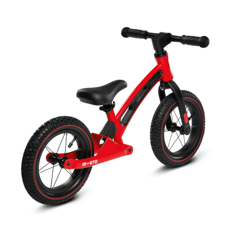Micro Loopfiets Deluxe Rood zijkant