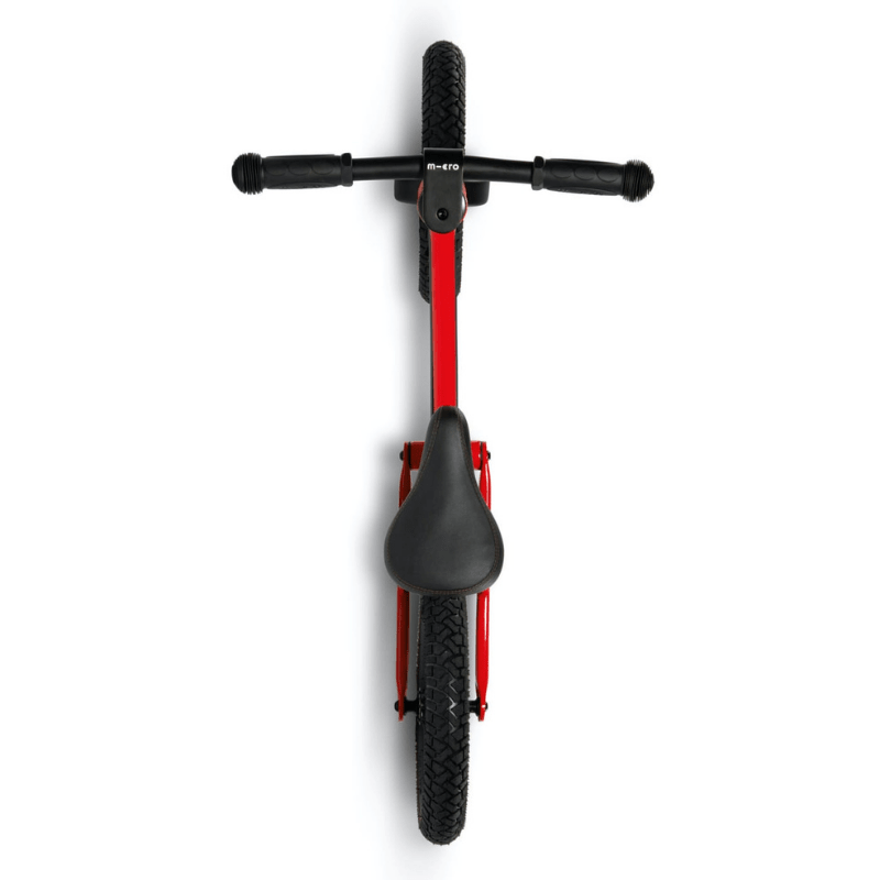 Micro Loopfiets Deluxe Rood bovenkant