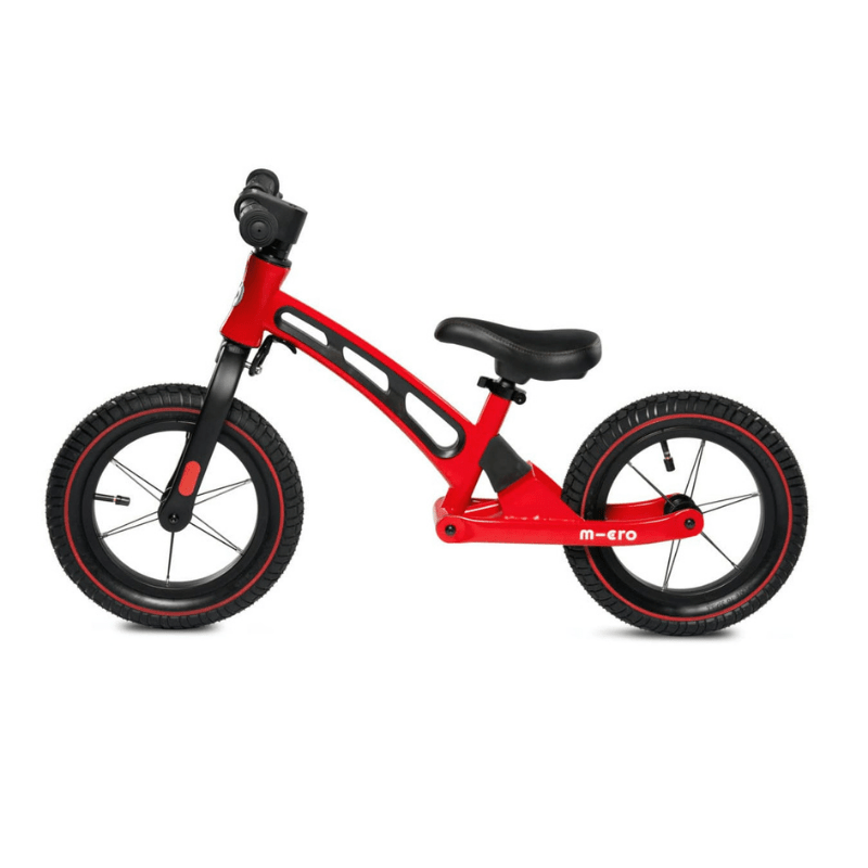 Micro Loopfiets Deluxe Rood zijkant