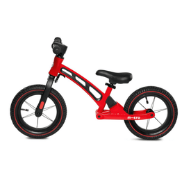 Micro Loopfiets Deluxe Rood zijkant