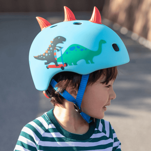Micro Helm Deluxe 3D Dino zijkant