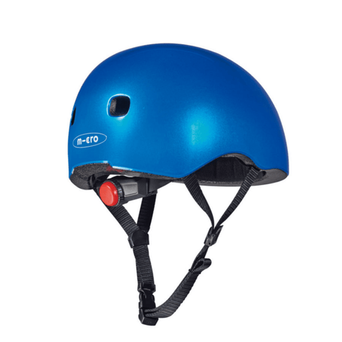 Micro Helm Deluxe Blauw Metallic achterkant