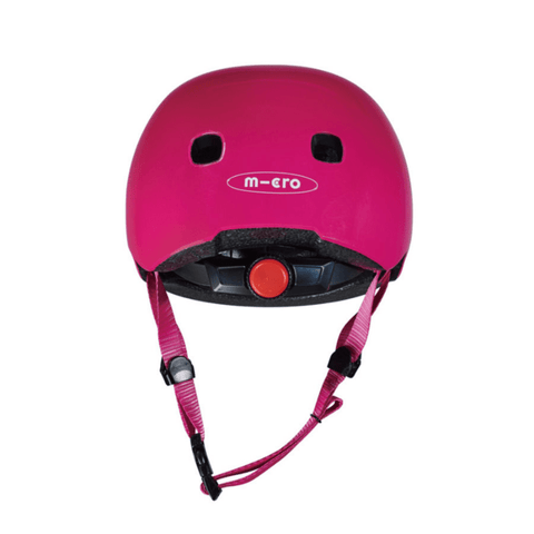 Image of Micro Helm Deluxe Framboos Roze achterkant
