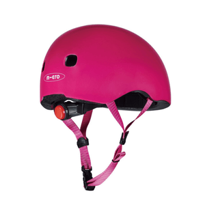 Micro Helm Deluxe Framboos Roze achterkant