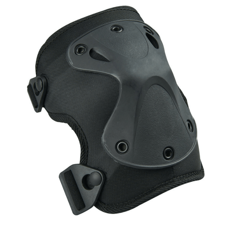 Micro Knie en Elleboogbeschermers Zwart voorkant