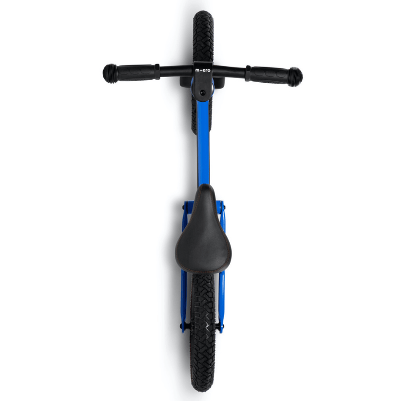 Micro Loopfiets Deluxe Blauw bovenaanzicht