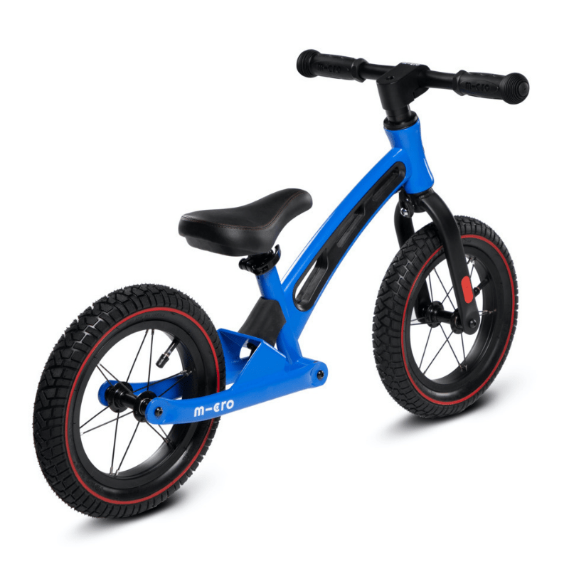 Micro Loopfiets Deluxe Blauw zijkant