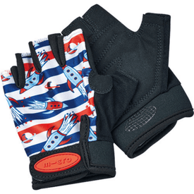 Micro vingerloze handschoenen raket print