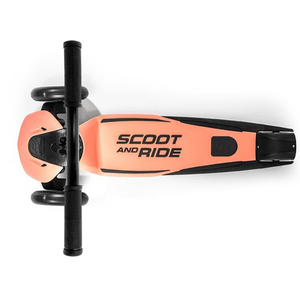 Scoot and Ride Highwaykick 5 Peach bovenkant