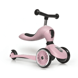 Scoot and Ride Highwaykick 1 Rose zijkant