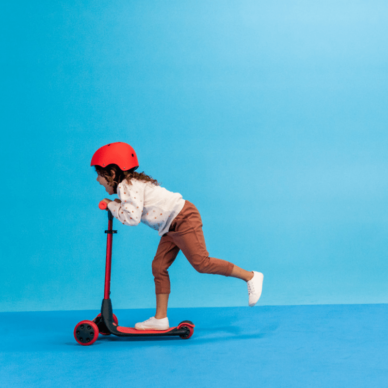 Yglider Luna 2-in-1 Rood step