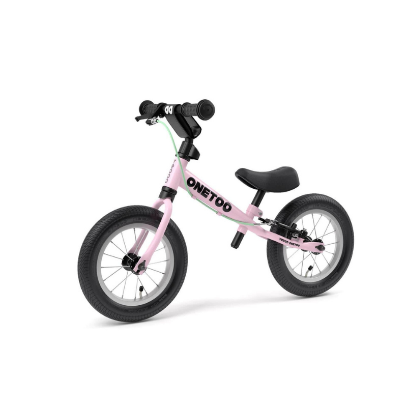 Yedoo OneToo Trainingsbike Candypink loopfiets zijkant