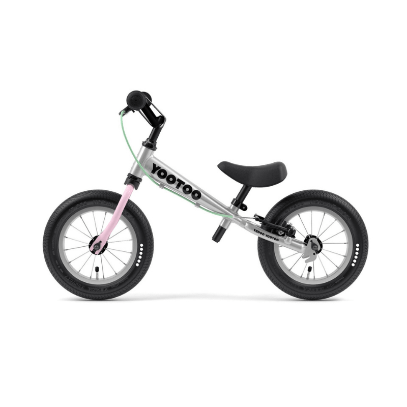 Yedoo YooToo Trainingsbike Candypink loopfiets zijkant