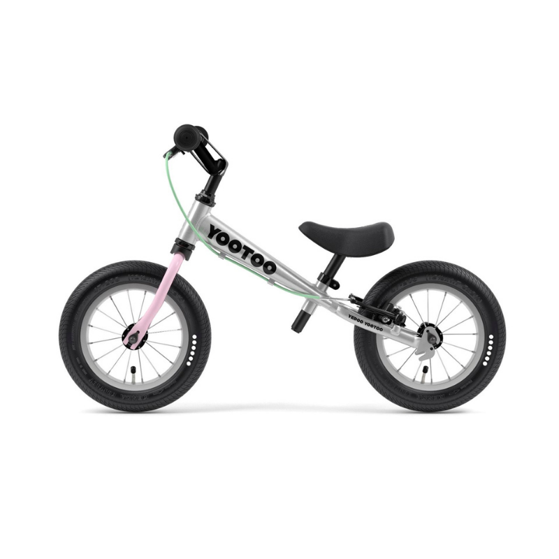 Yedoo YooToo Trainingsbike Candypink loopfiets zijkant