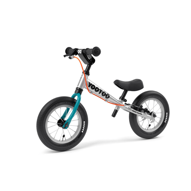 Yedoo YooToo Trainingsbike Tealblue loopfiets zijkant