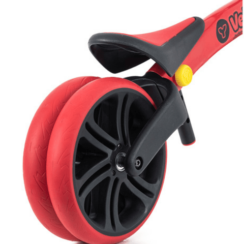 Image of Yvelo Junior loopfiets rood wiel
