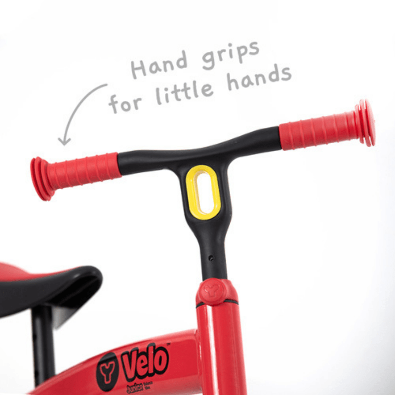 Yvelo Junior loopfiets rood stuur